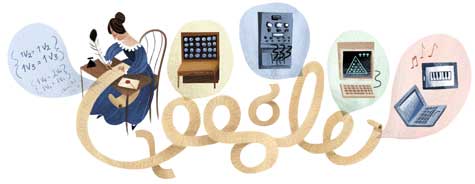 Ada Lovelace som Google Doodle