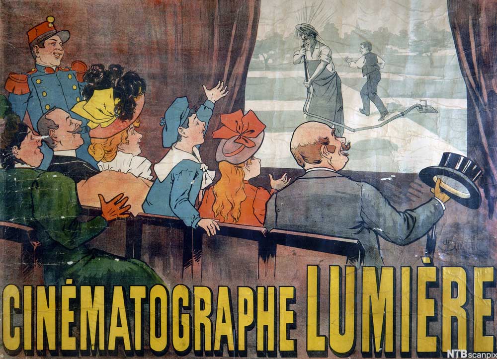 Plakat for Lumières første kino