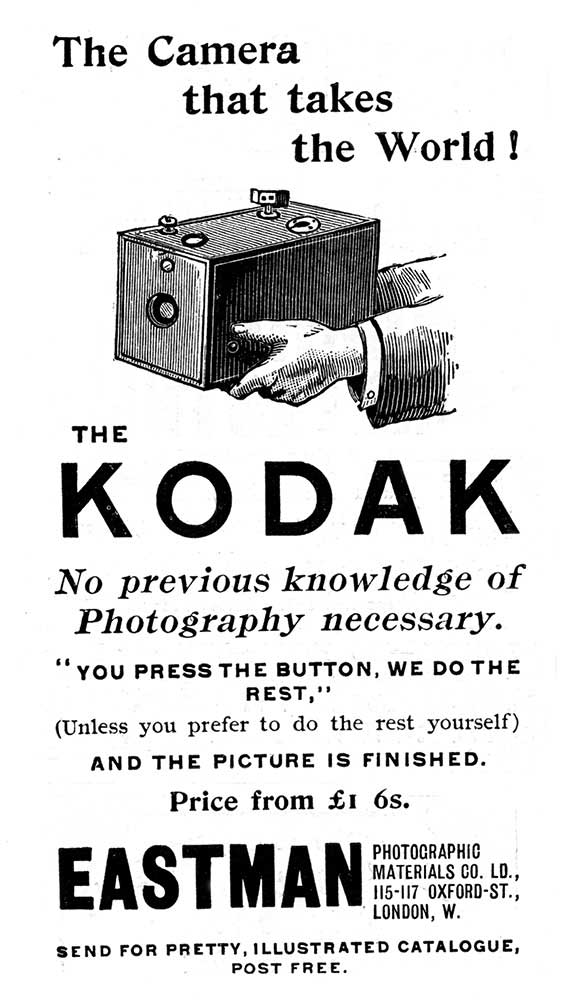 Annonse for Kodaks originale kamera
