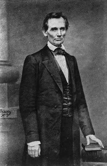 Abraham Lincoln fotografert av Brady i 1860
