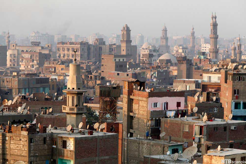 Parabolantenner i Kairo